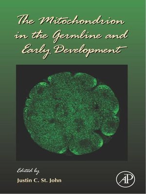 cover image of The Mitochondrion in the Germline and Early Development